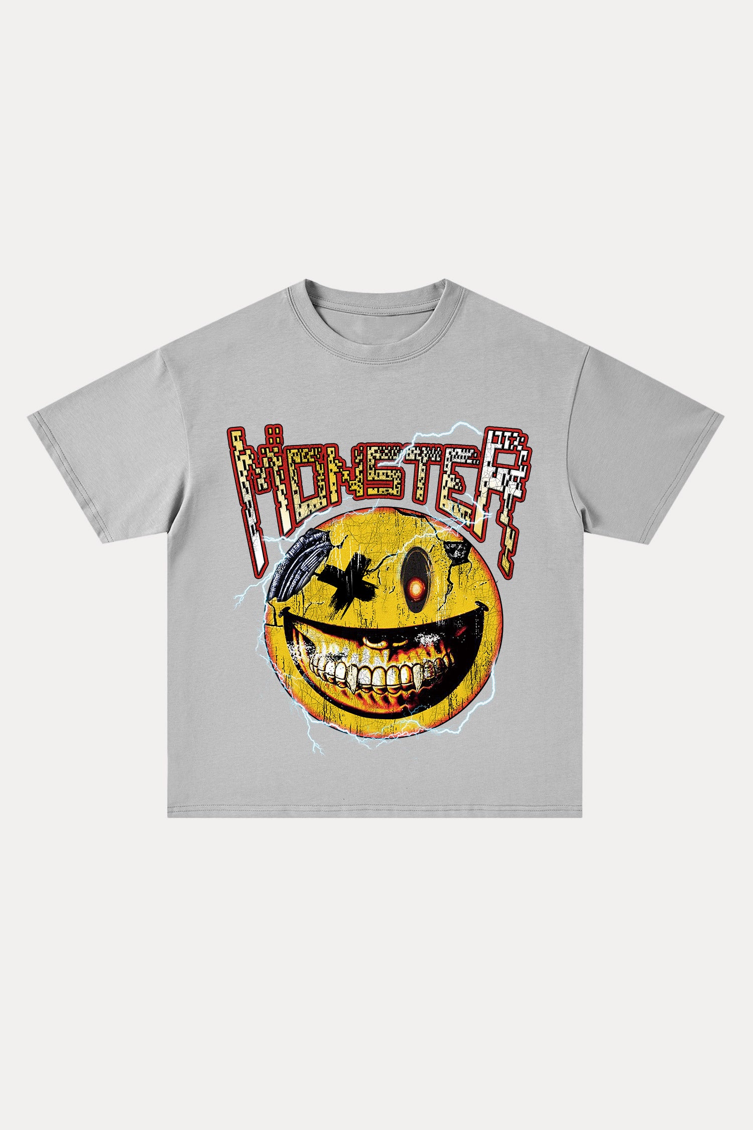 Evilnova Monster Cotton Oversize T-Shirt-Evilnova