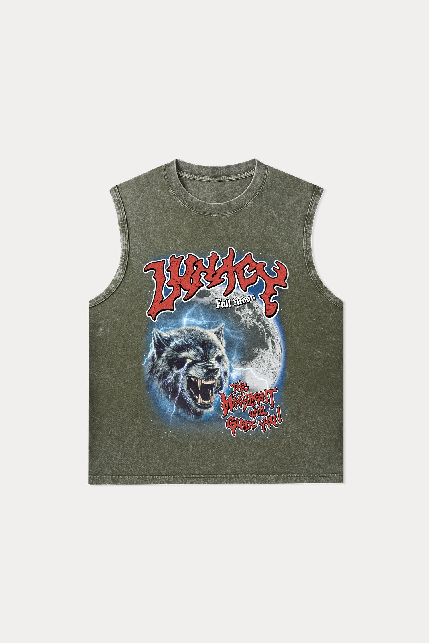 Evilnova Lunacy Washed Tank Top-Evilnova