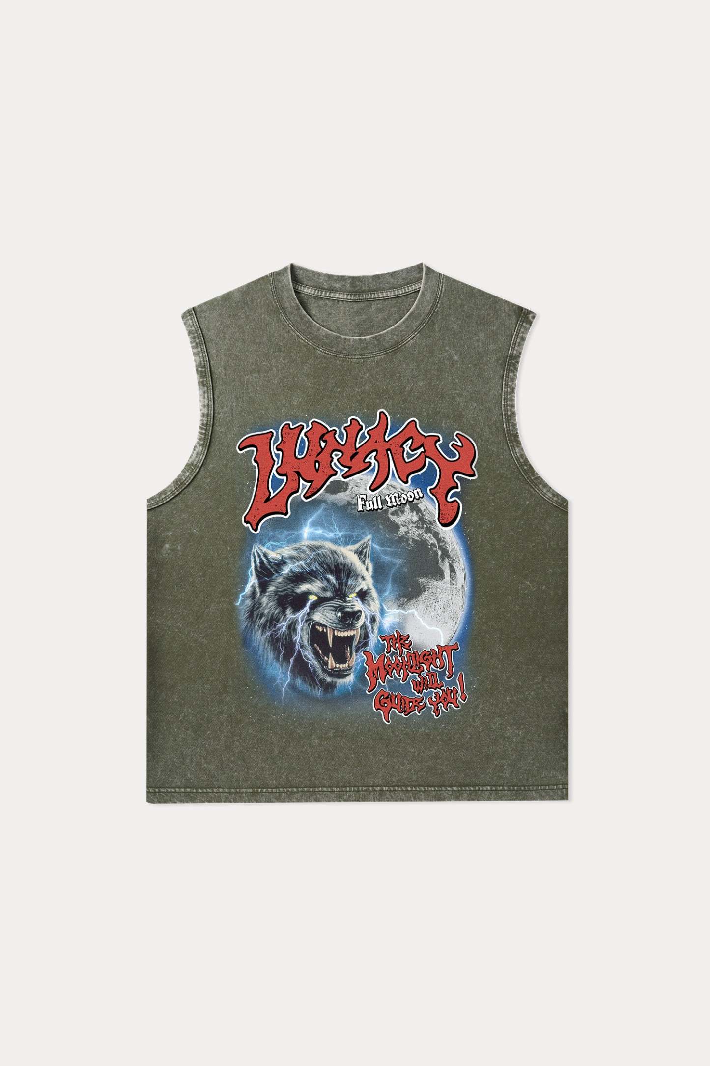 Evilnova Lunacy Washed Tank Top-Evilnova