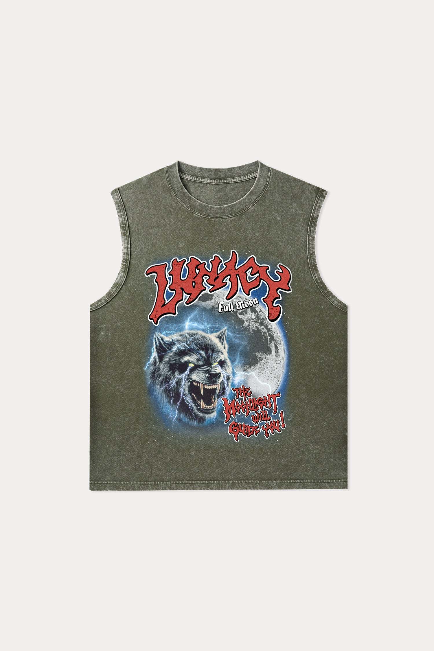 Evilnova Lunacy Washed Tank Top-Evilnova