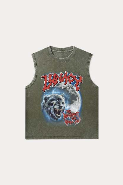 Evilnova Lunacy Washed Tank Top-Evilnova
