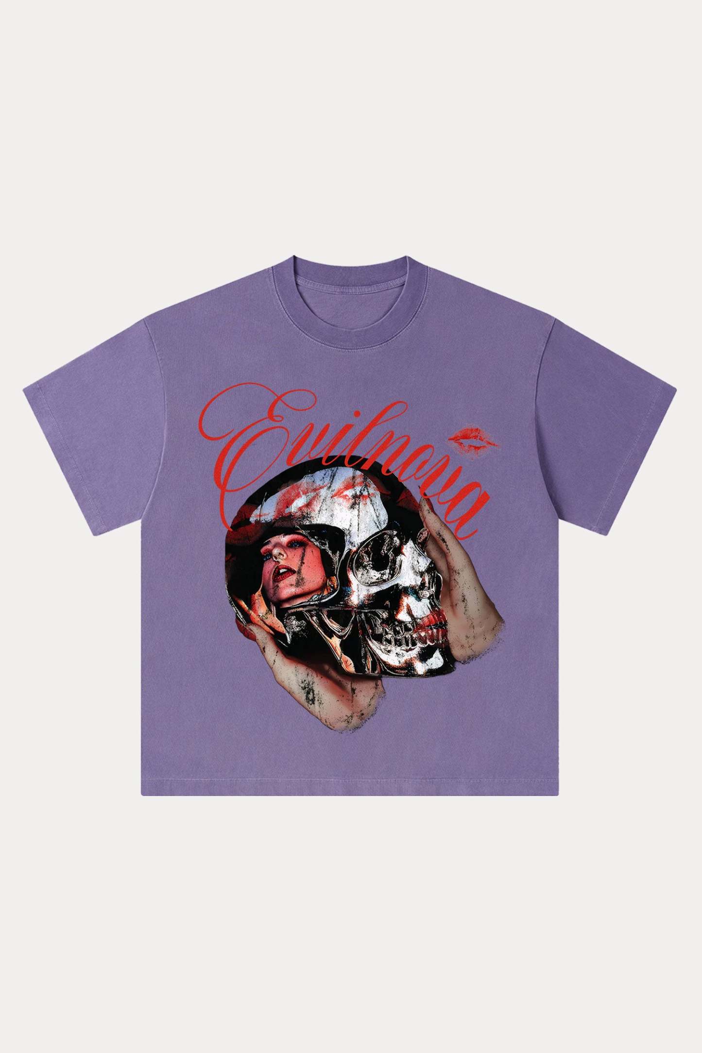 Evilnova Reflections Washed Streetwear T-Shirt-Evilnova
