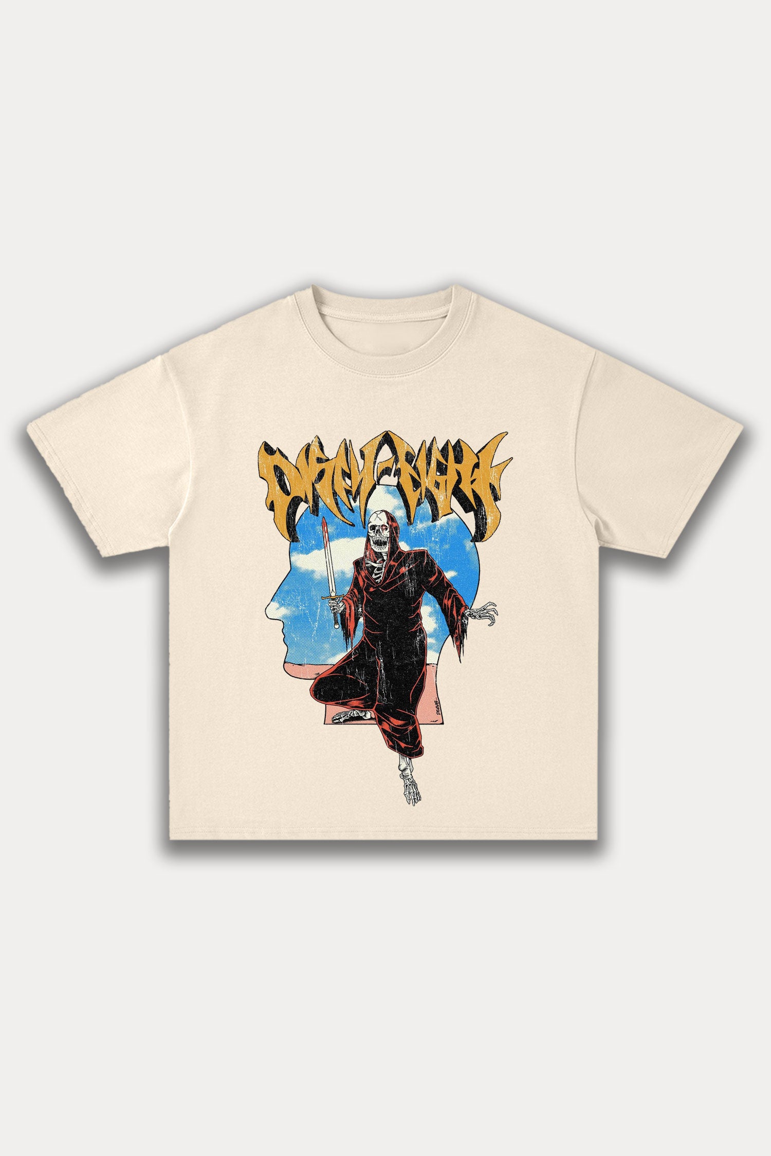 Evilnova Death Grip Cotton Oversize T-Shirt-Evilnova