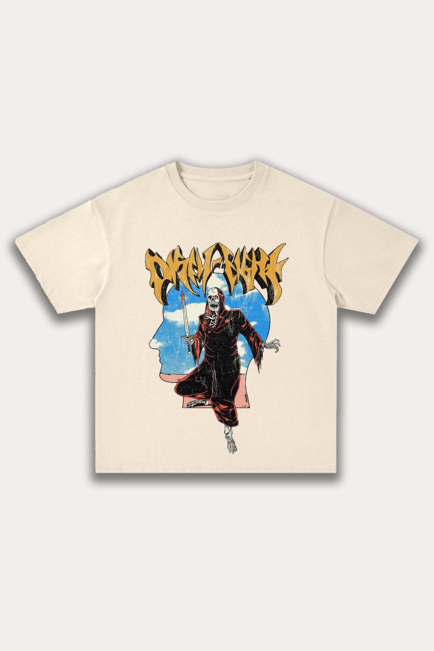 Evilnova Death Grip Cotton Oversize T-Shirt-Evilnova