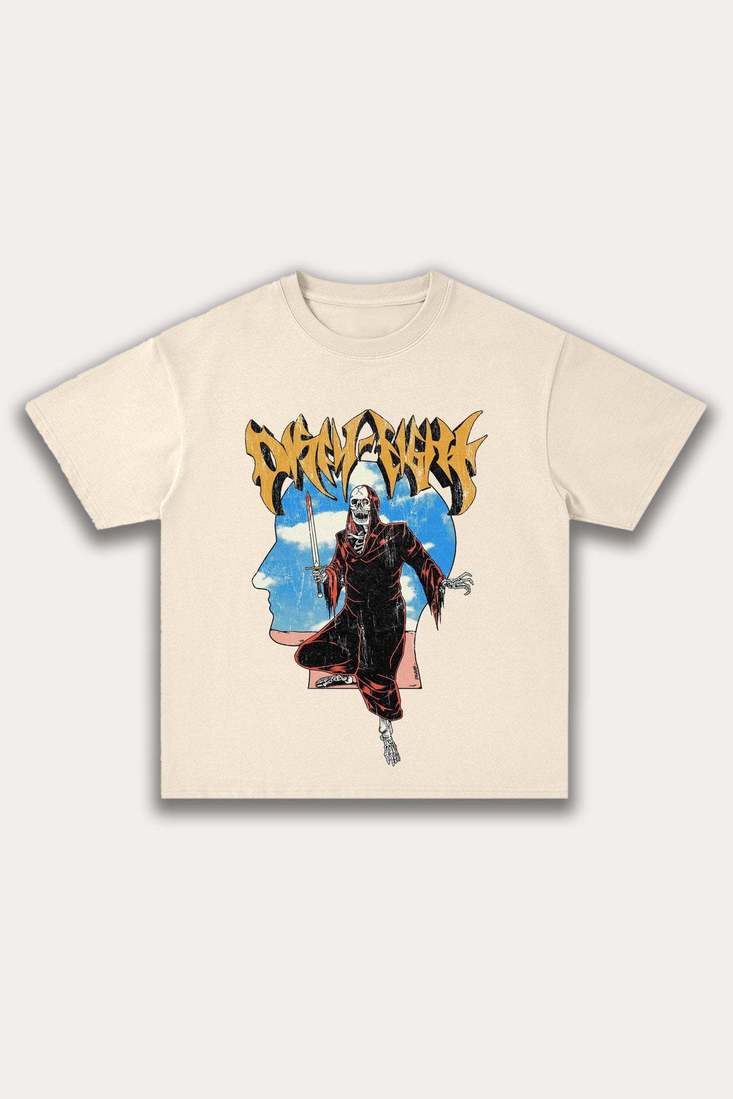 Evilnova Death Grip Cotton Oversize T-Shirt-Evilnova