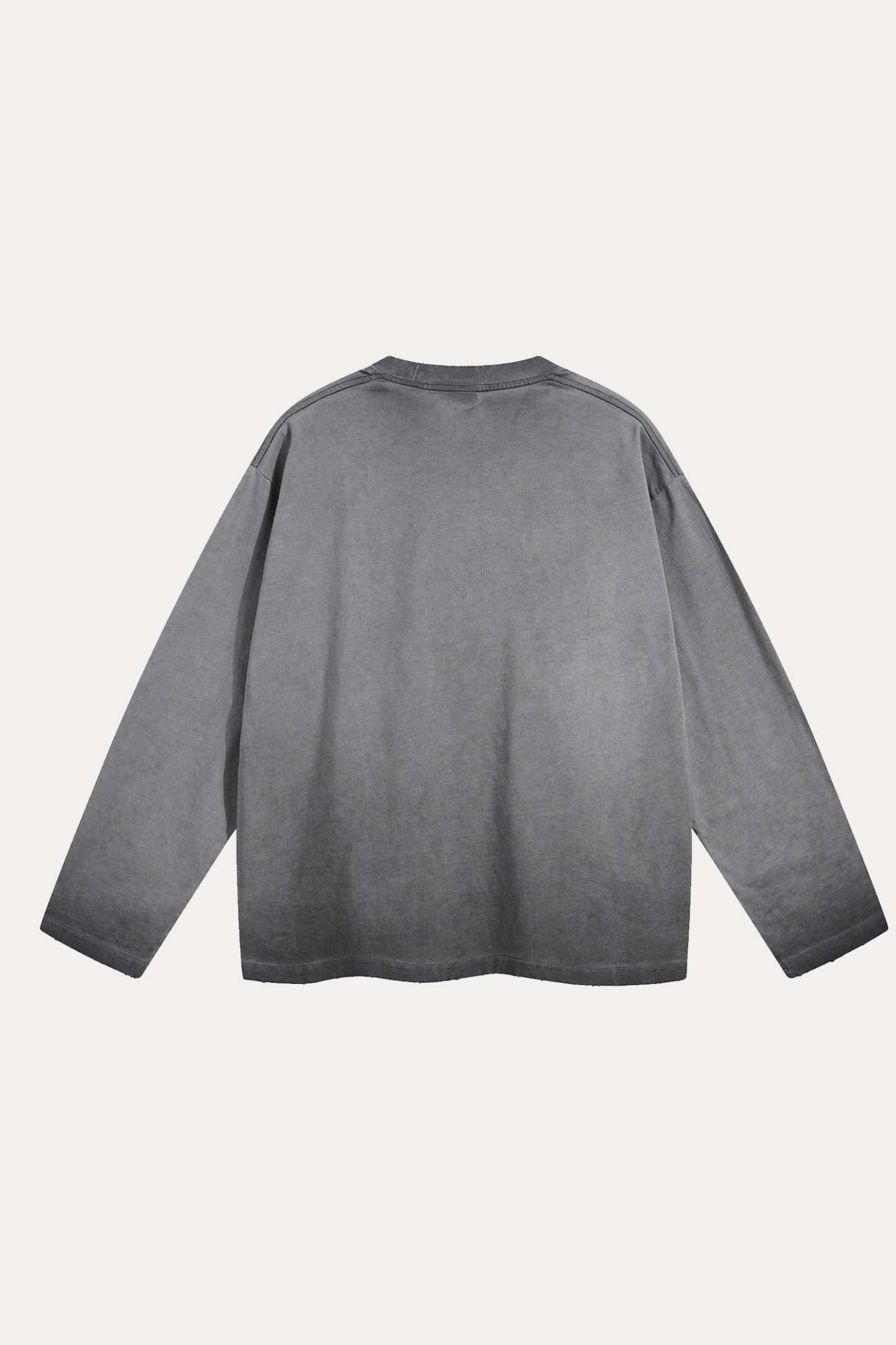 Evilnova Broken World Distressed Washed Long Sleeve Tee-Evilnova