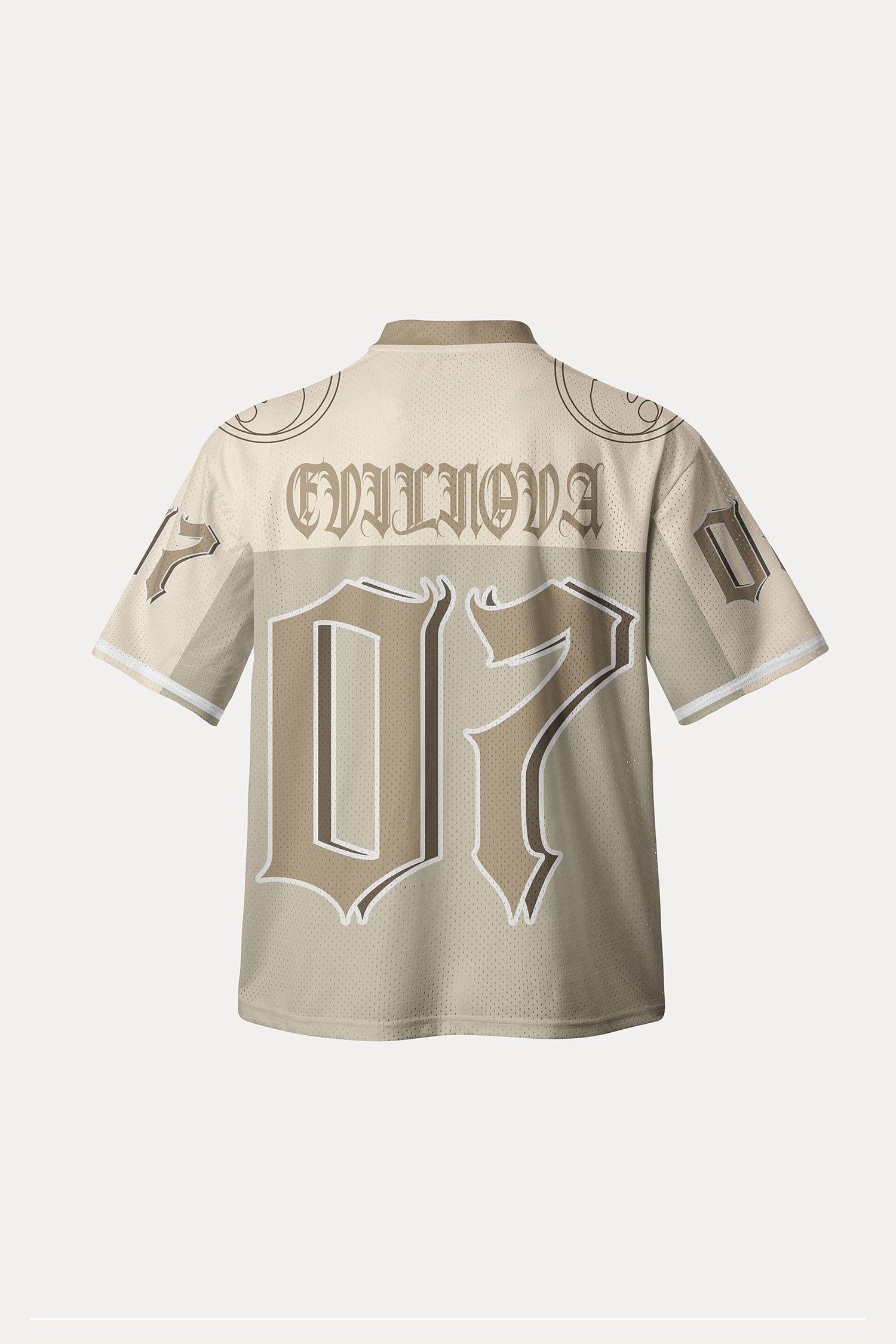 Evilnova Khaki NO.07 Mesh Sport Jersey-Evilnova