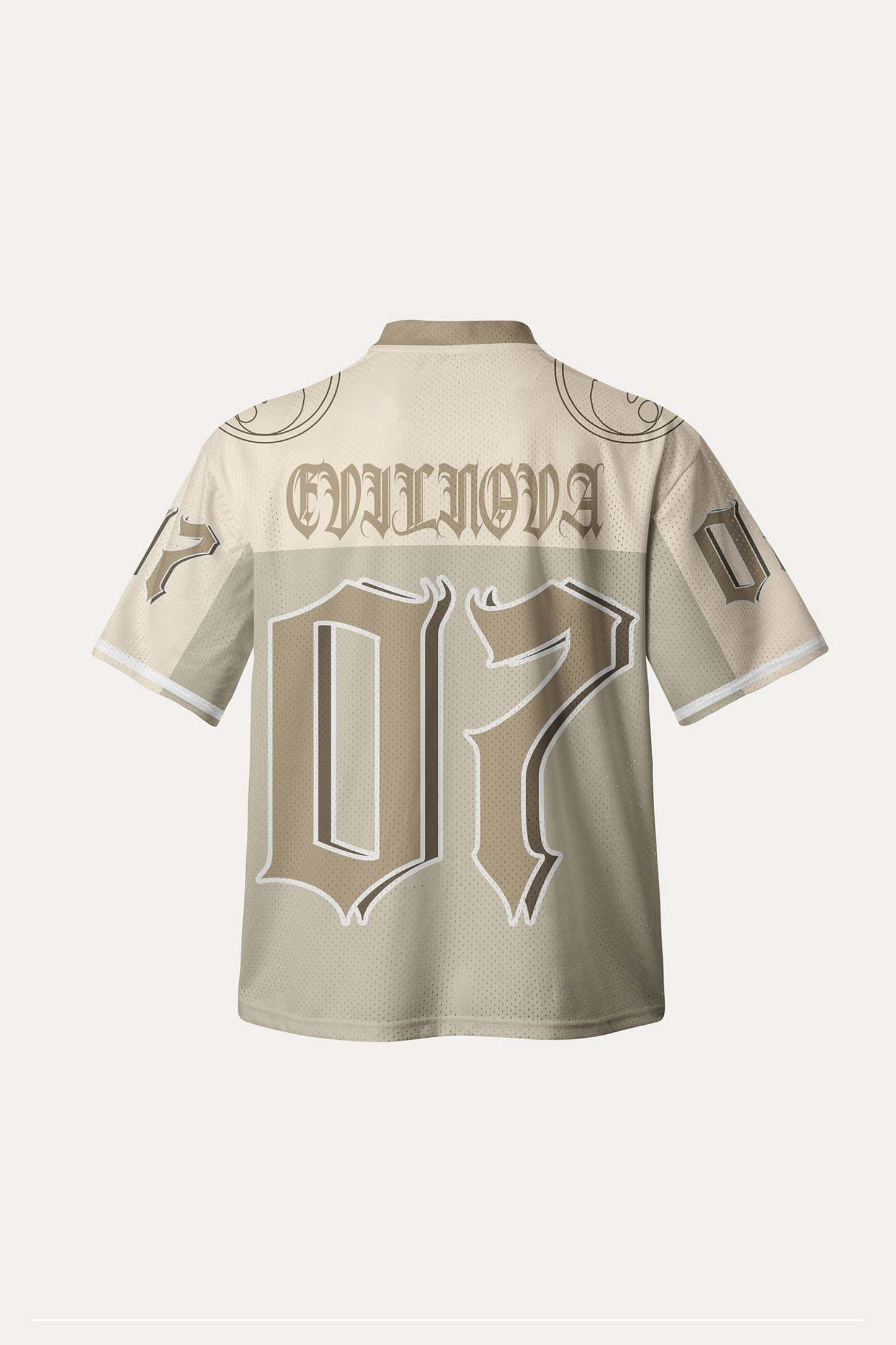 Evilnova Khaki NO.07 Mesh Sport Jersey-Evilnova