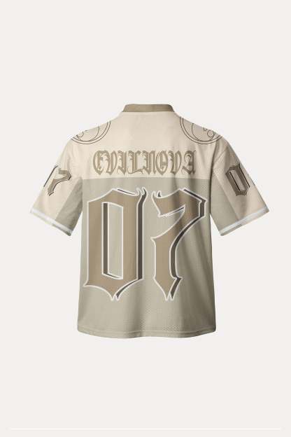 Evilnova Khaki NO.07 Mesh Sport Jersey-Evilnova