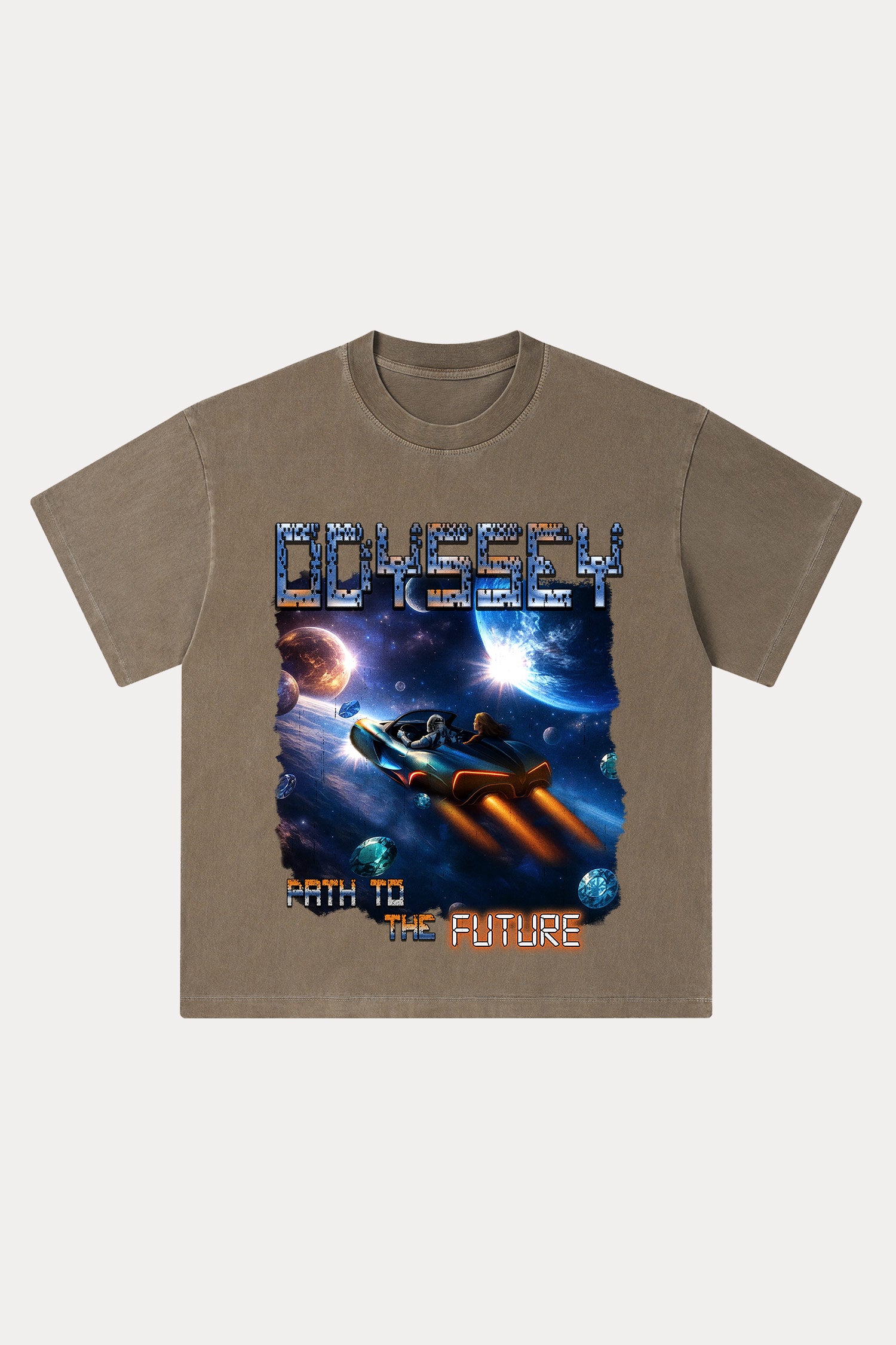 Evilnova Odyssey Washed Streetwear T-Shirt-Evilnova