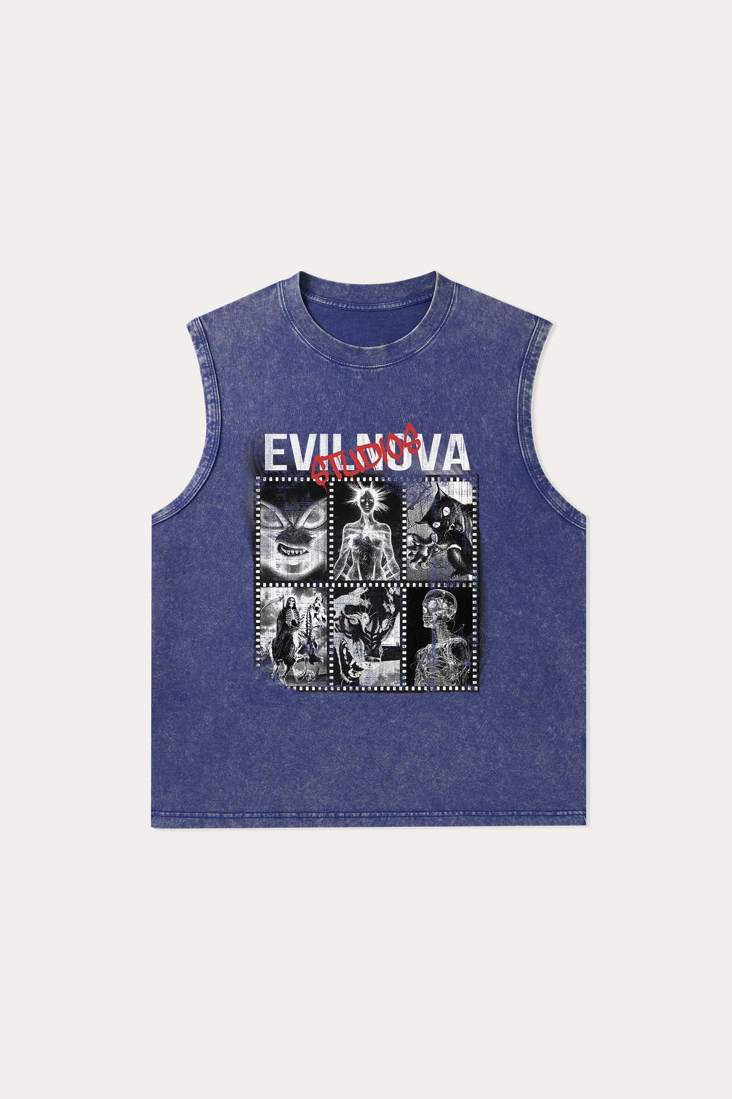 Evilnova  Evilnova Studios Washed Tank Top-Evilnova