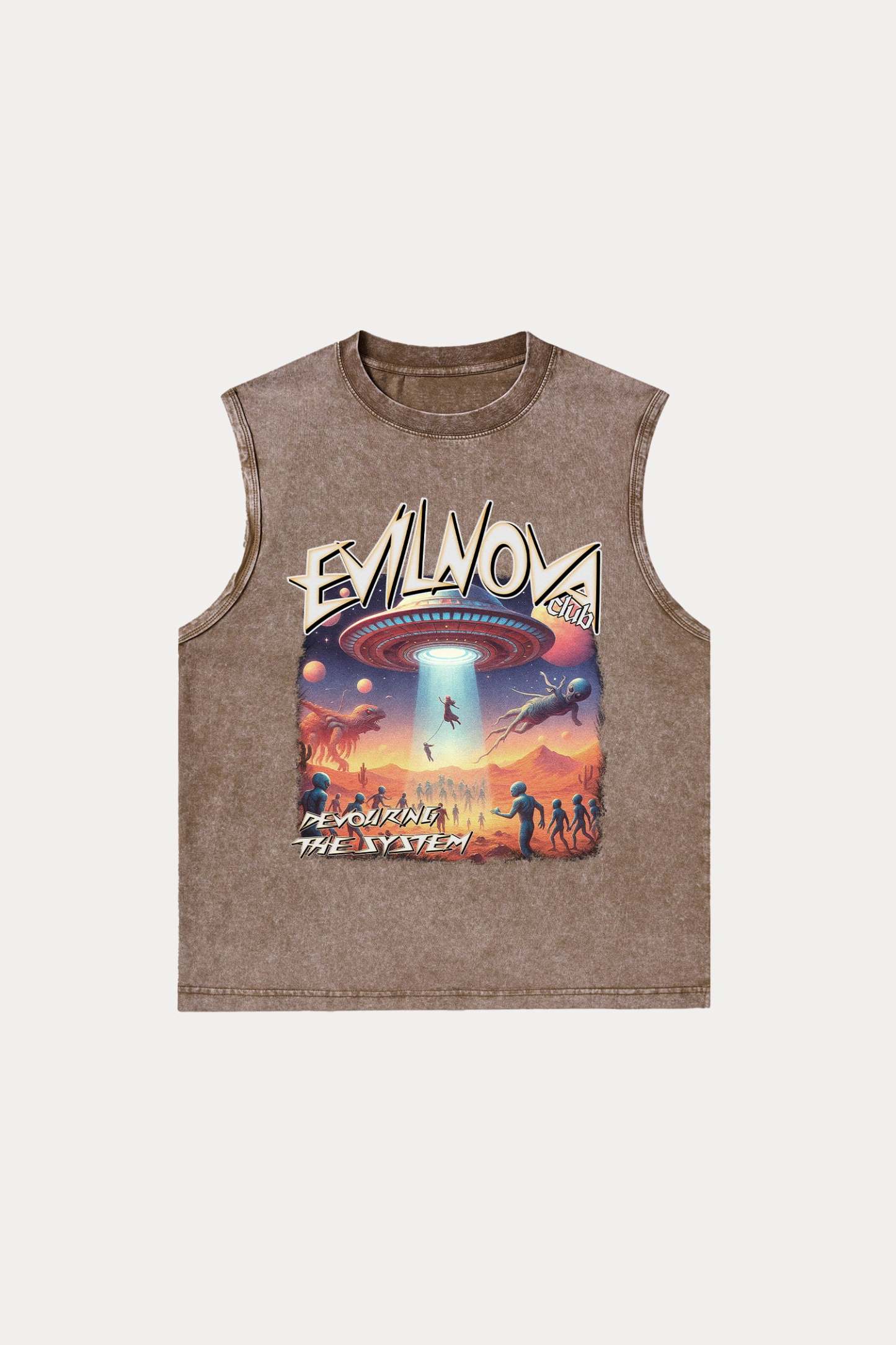 Evilnova Mystery Washed Tank Top-Evilnova
