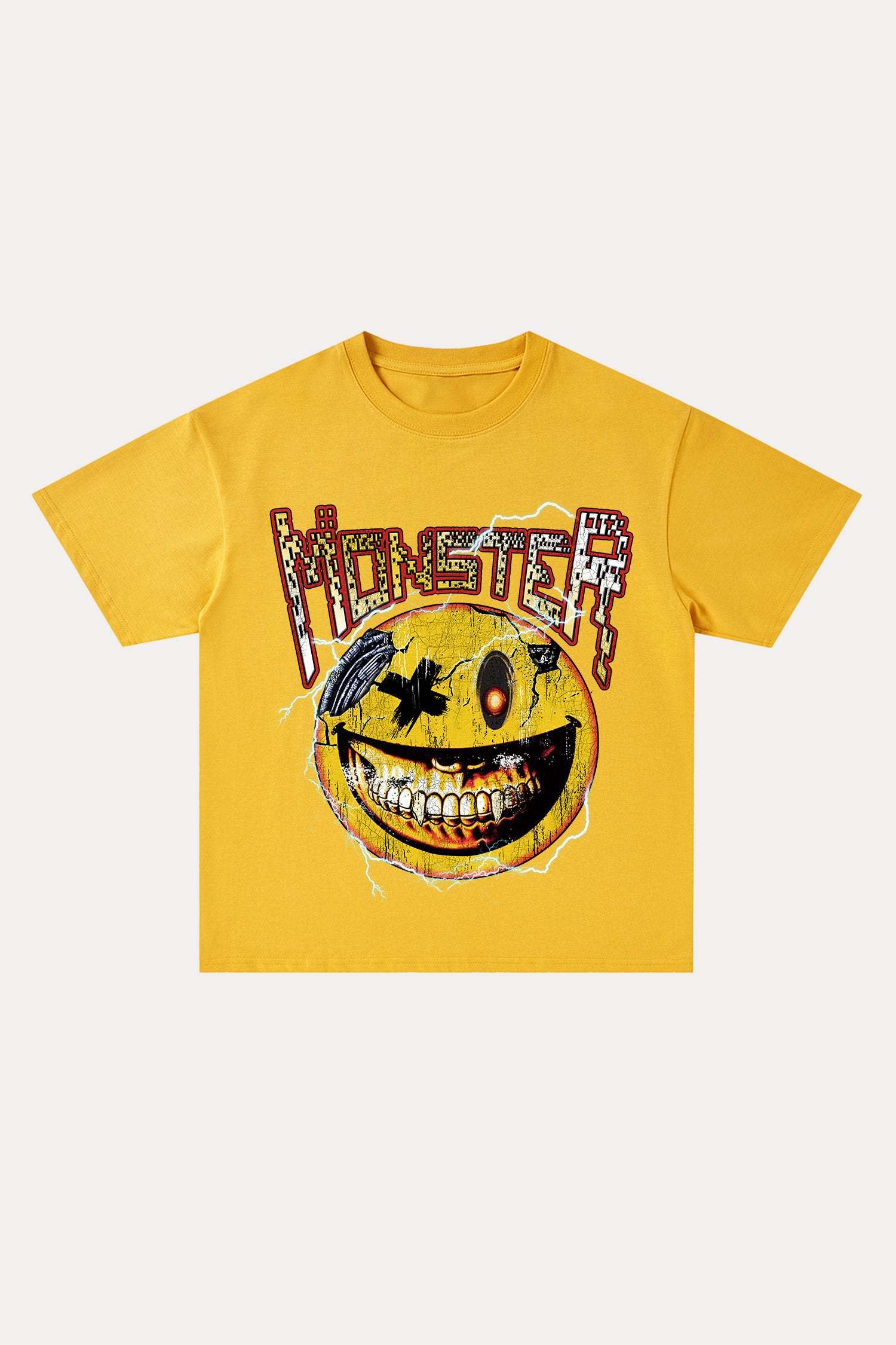 Evilnova Monster Cotton Oversize T-Shirt-Evilnova