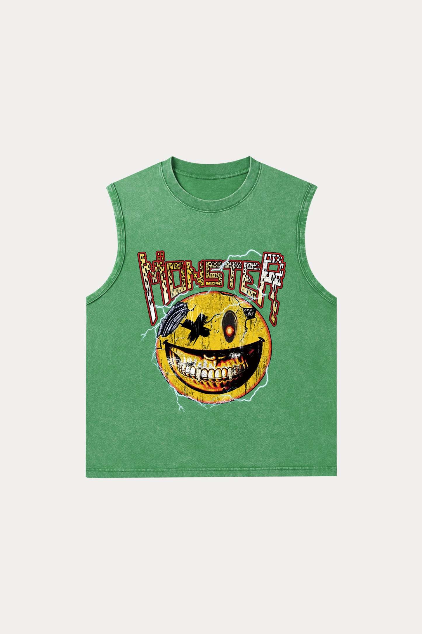 Evilnova Monster Washed Tank Top-Evilnova
