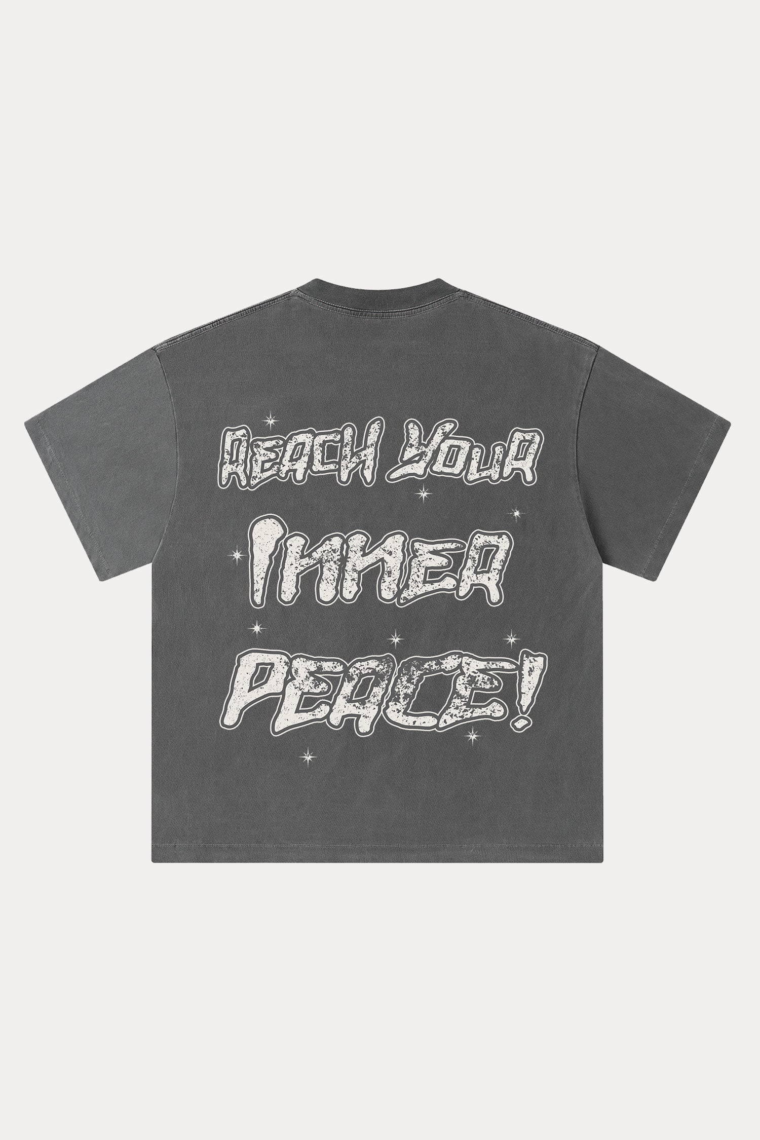 Evilnova Meditation Washed Streetwear T-Shirt-Evilnova