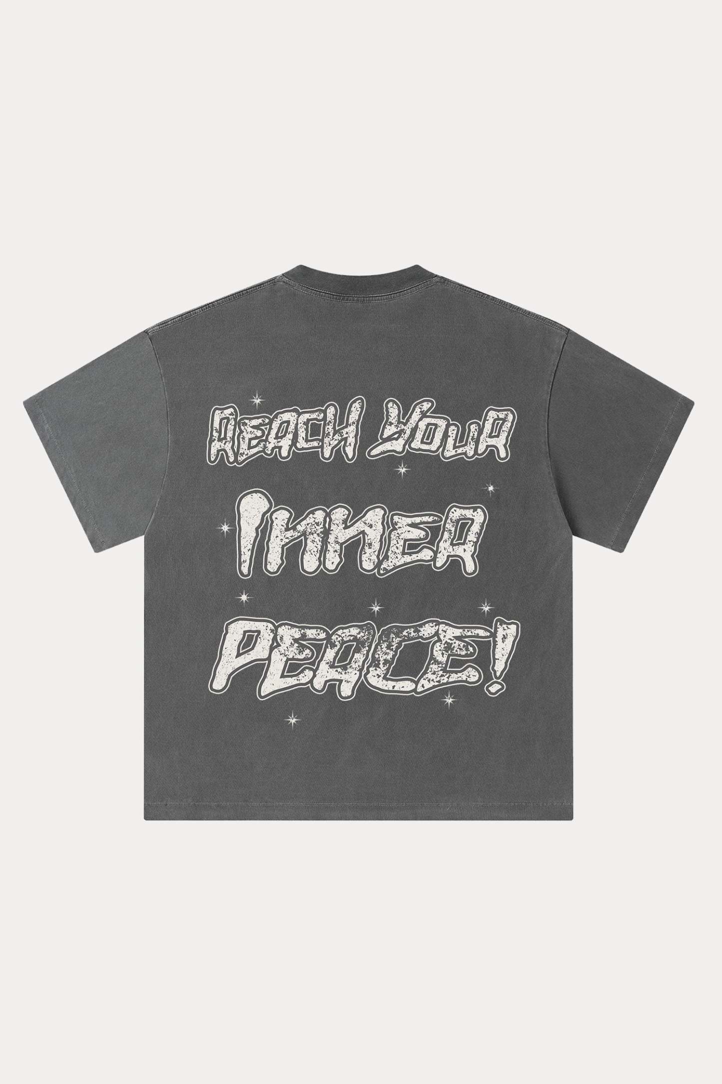 Evilnova Meditation Washed Streetwear T-Shirt-Evilnova