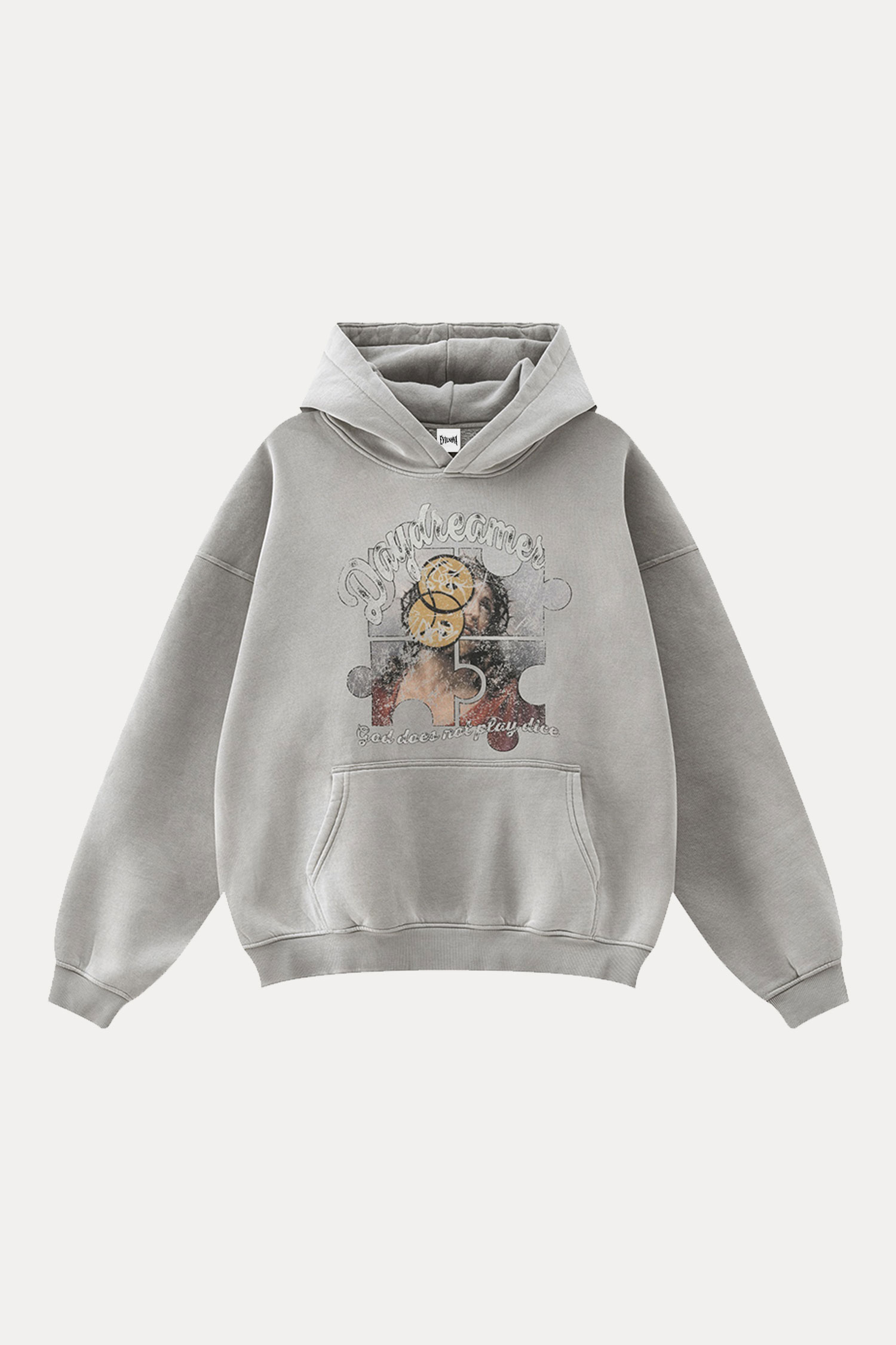 Evilnova God Does Not Play Dice Washed Streetwear Hoodie