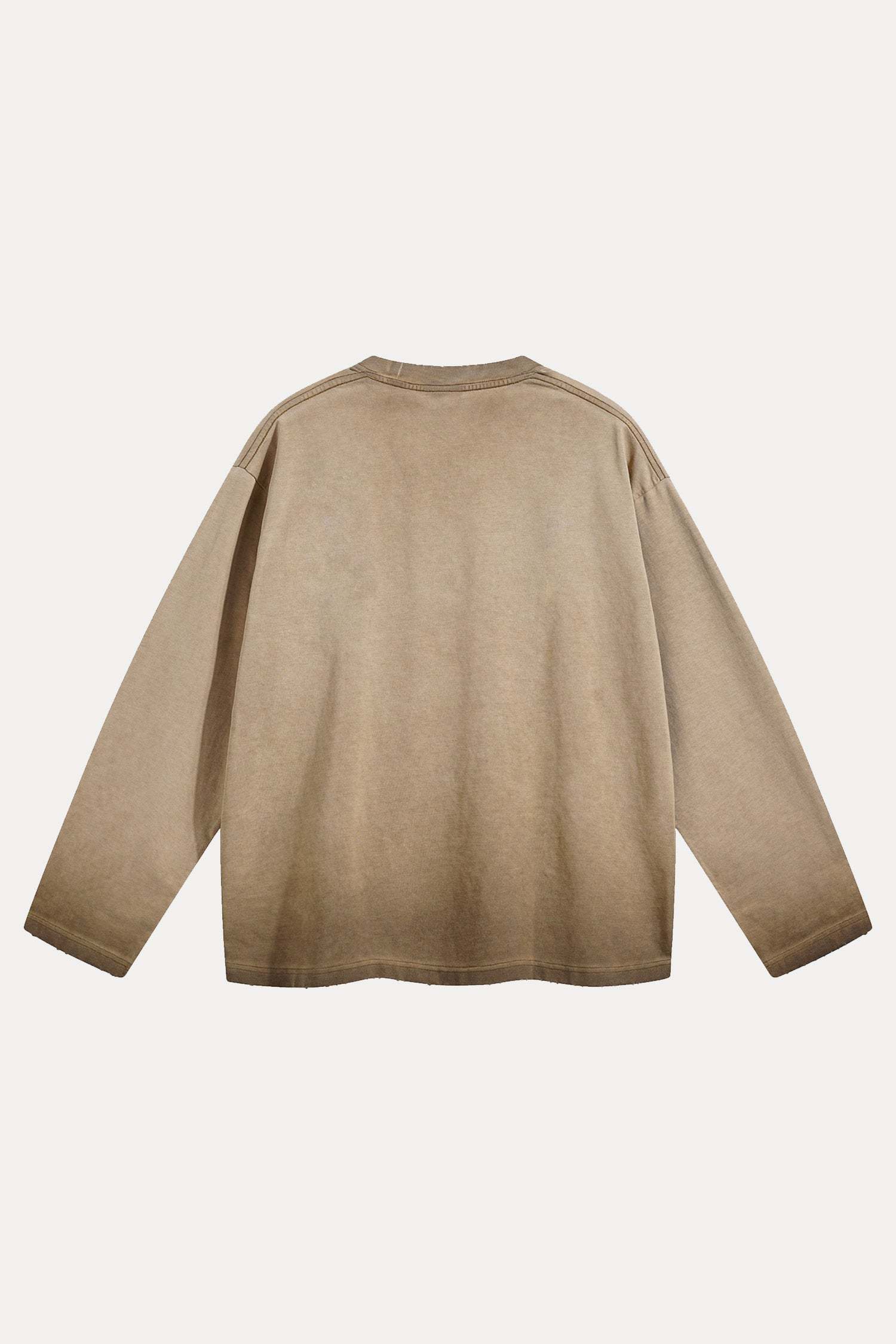 Evilnova Broken World Distressed Washed Long Sleeve Tee-Evilnova