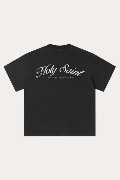 Evilnova Holy Saint Washed Streetwear T-Shirt-Evilnova