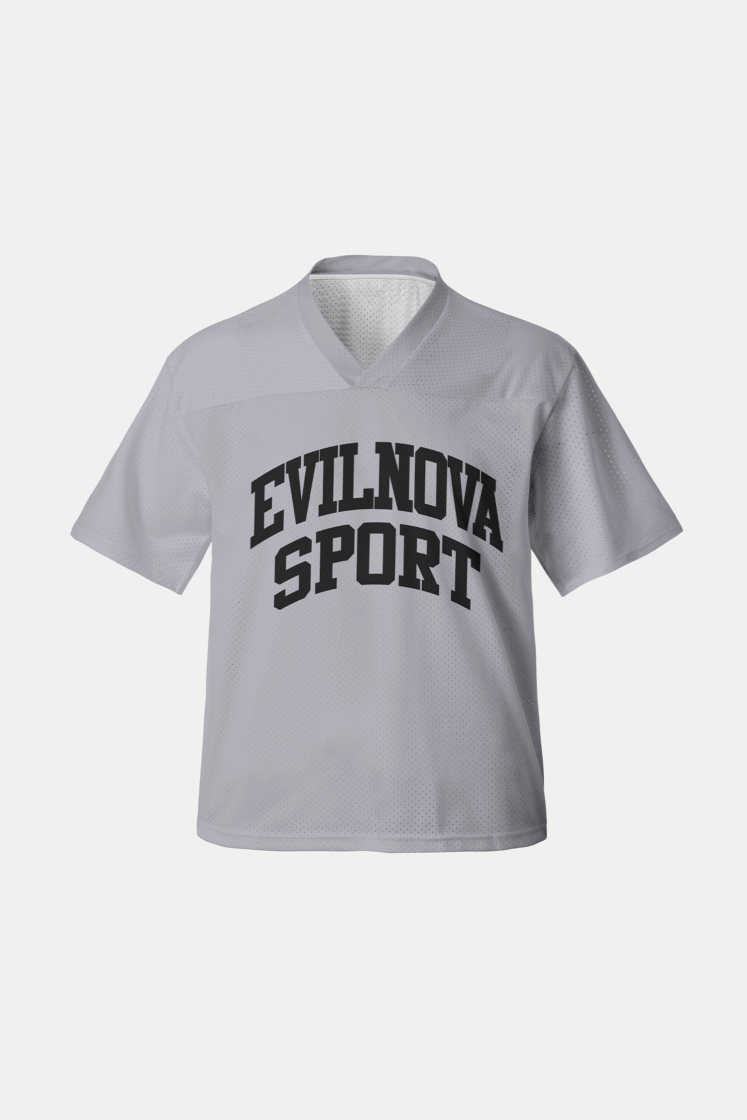 Evilnova Sport Gray Mesh Sport Jersey-Evilnova