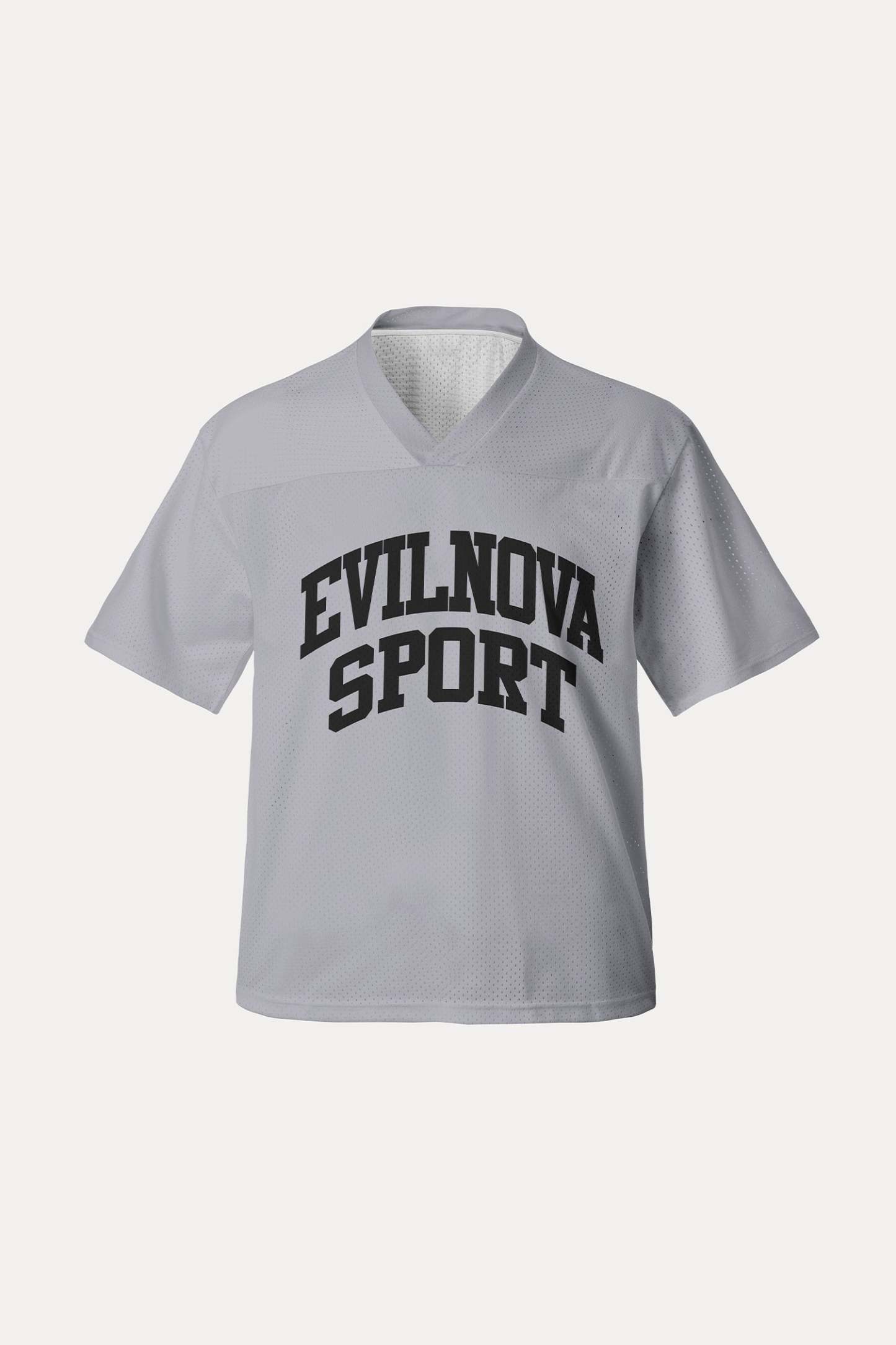 Evilnova Sport Gray Mesh Sport Jersey-Evilnova