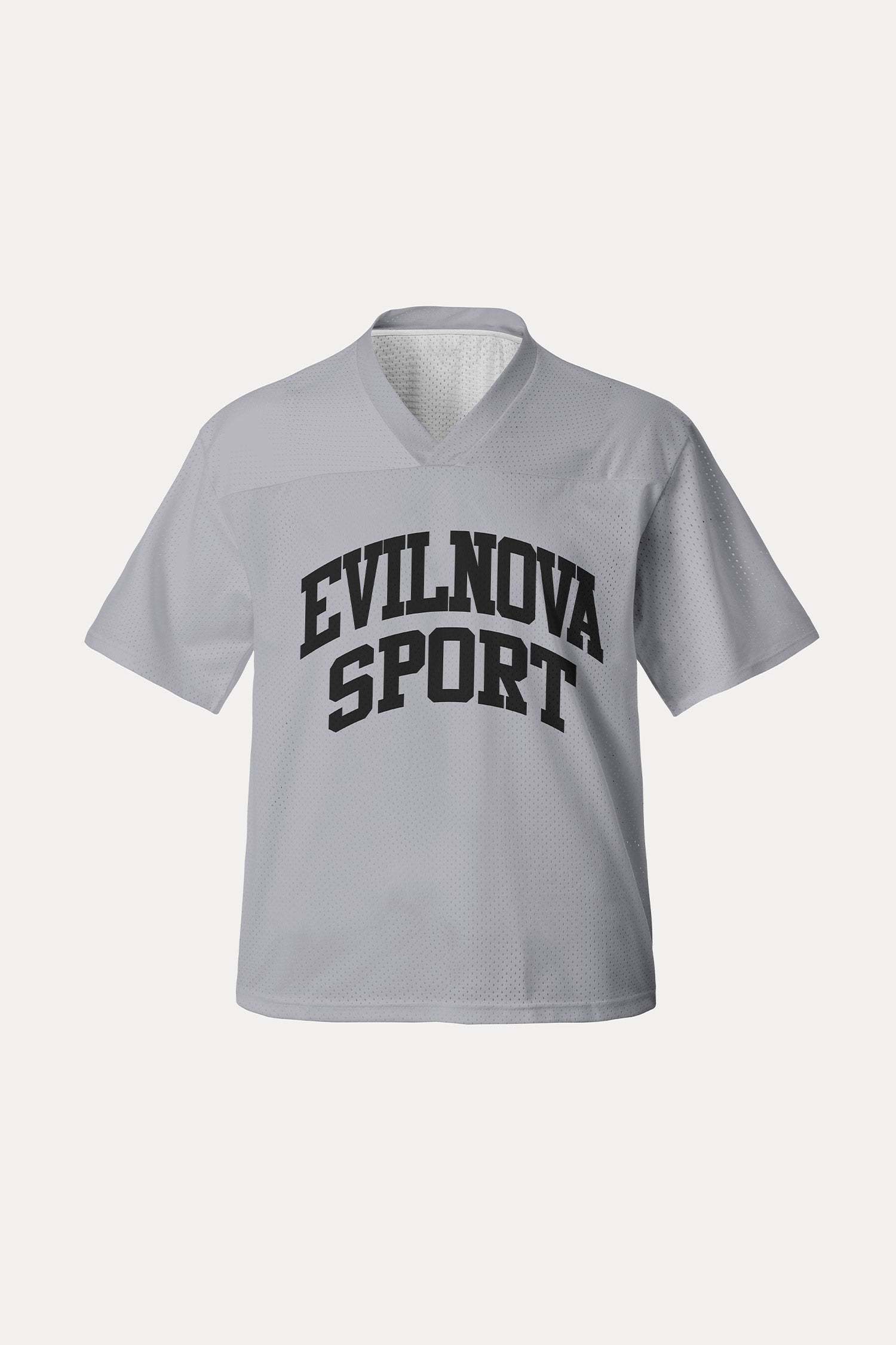 Evilnova Sport Gray Mesh Sport Jersey-Evilnova