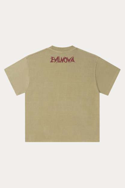 Evilnova Insight Washed Streetwear T-Shirt-Evilnova