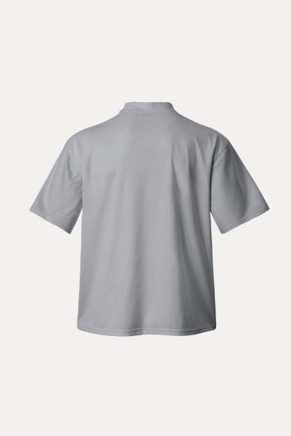 Evilnova Sport Gray Mesh Sport Jersey-Evilnova