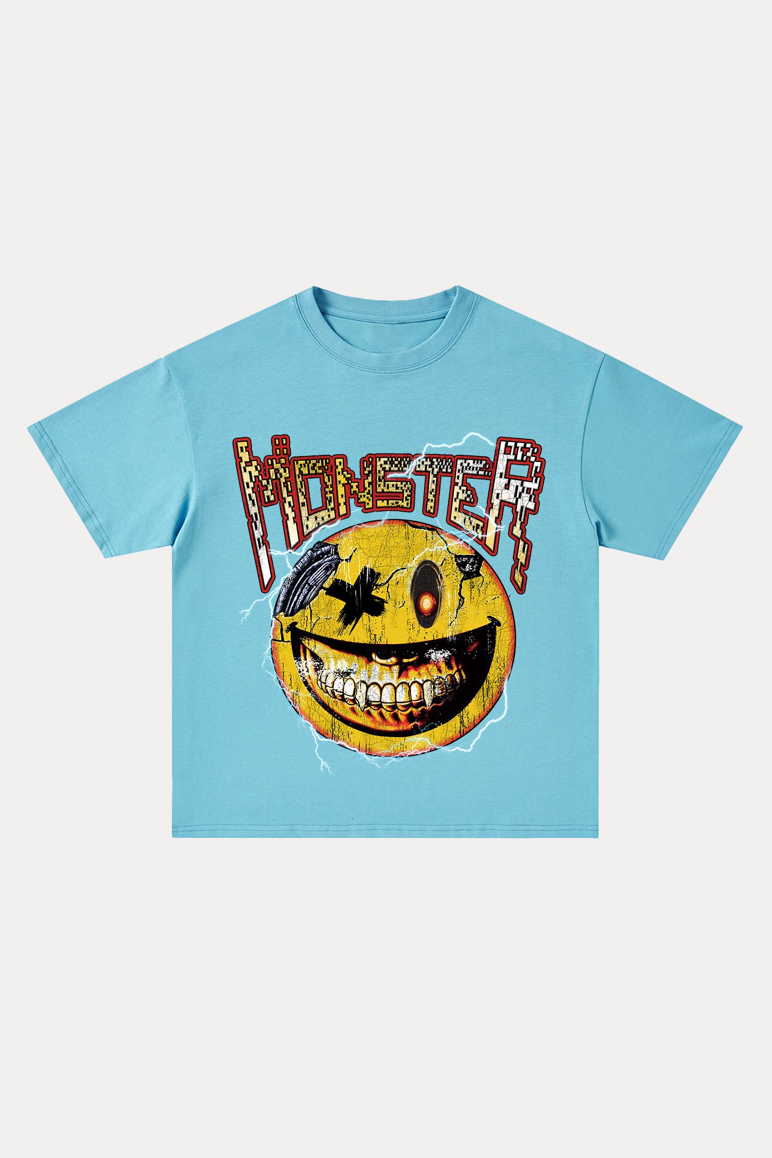 Evilnova Monster Cotton Oversize T-Shirt-Evilnova