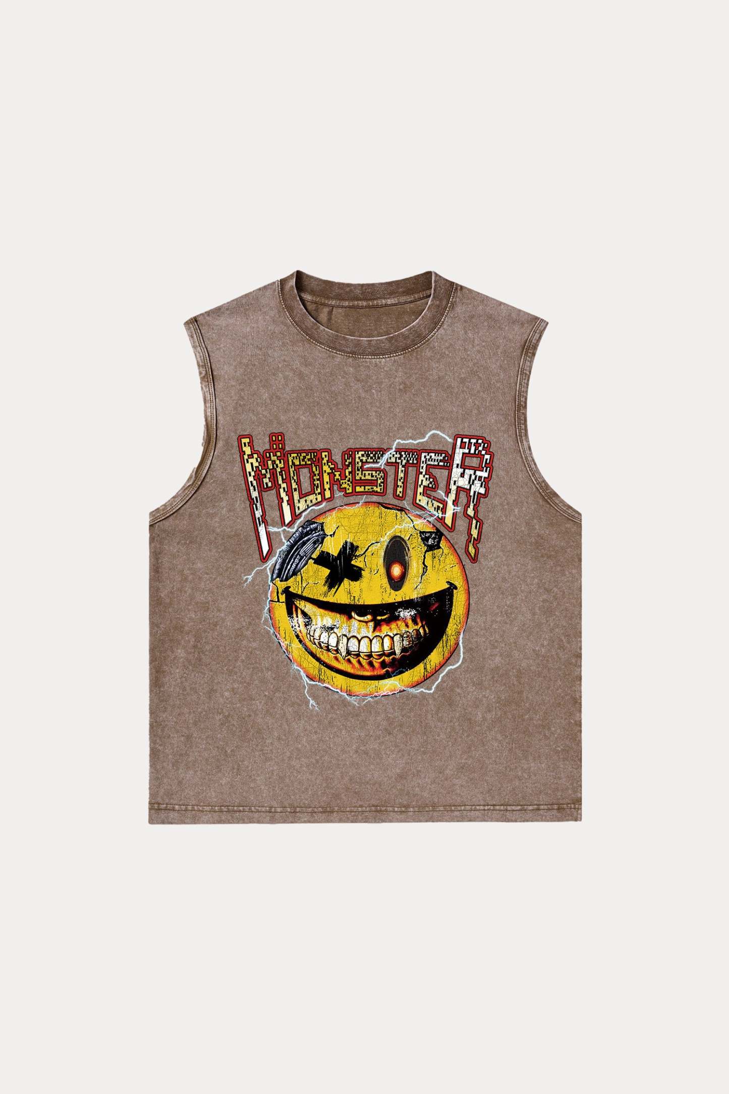 Evilnova Monster Washed Tank Top-Evilnova