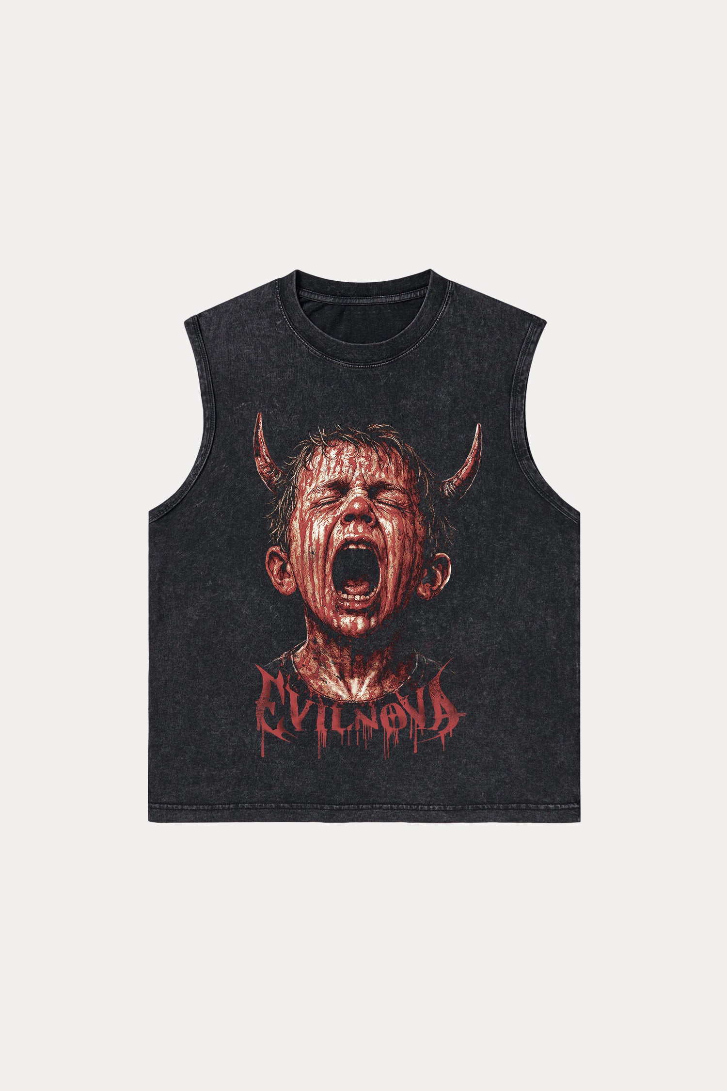 Evilnova Revelation Washed Tank Top-Evilnova