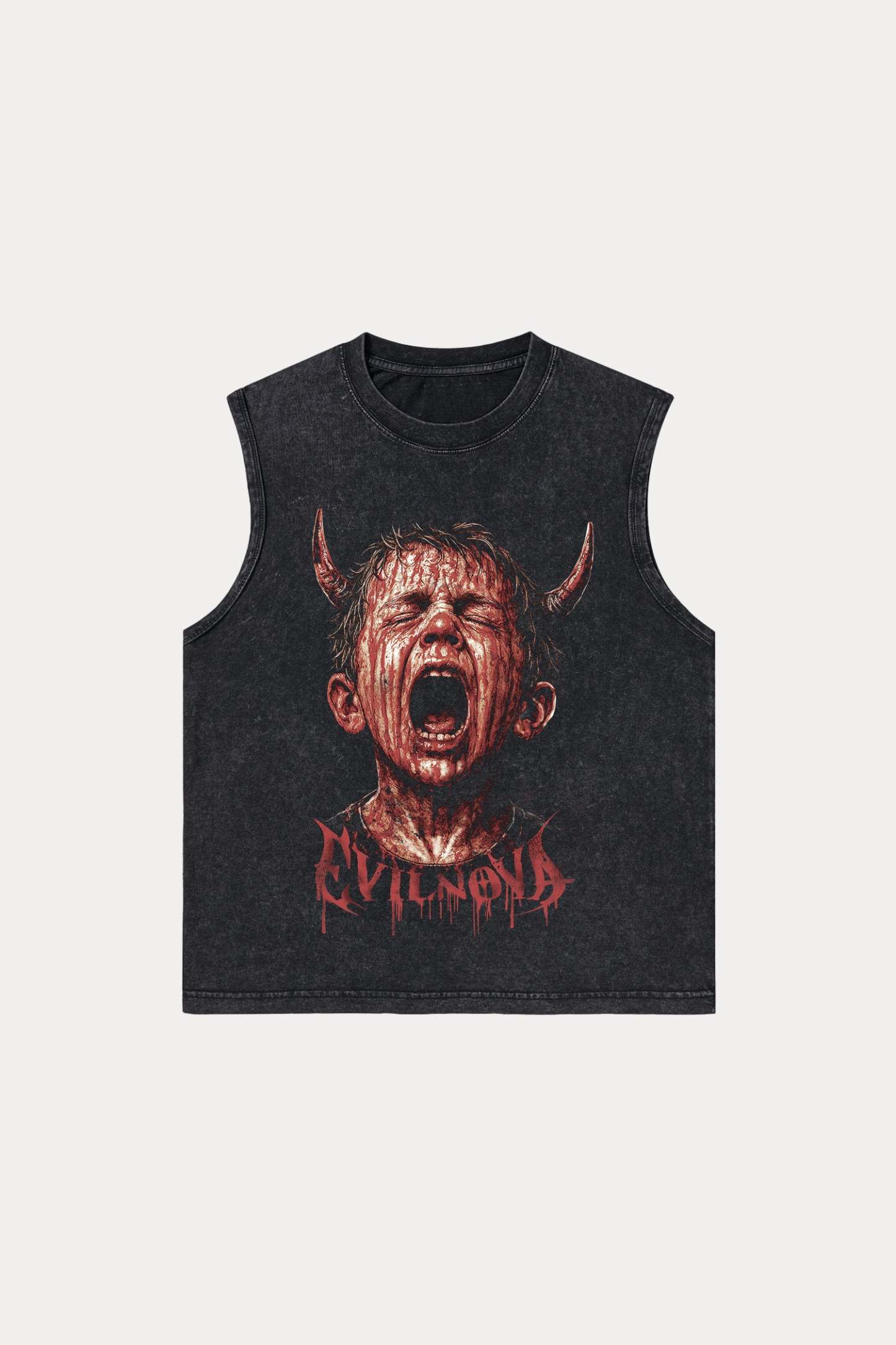 Evilnova Revelation Washed Tank Top-Evilnova