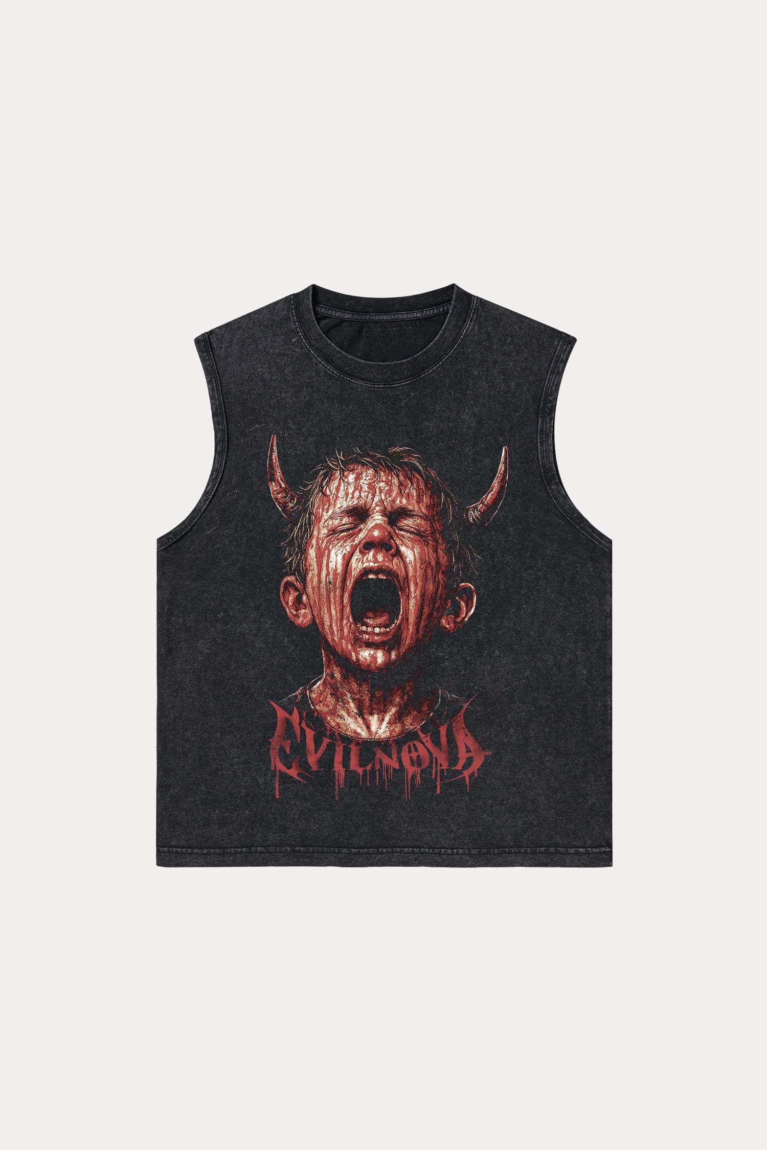 Evilnova Revelation Washed Tank Top-Evilnova