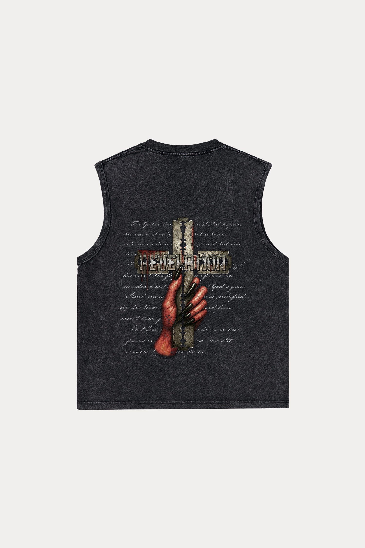 Evilnova Revelation Washed Tank Top-Evilnova