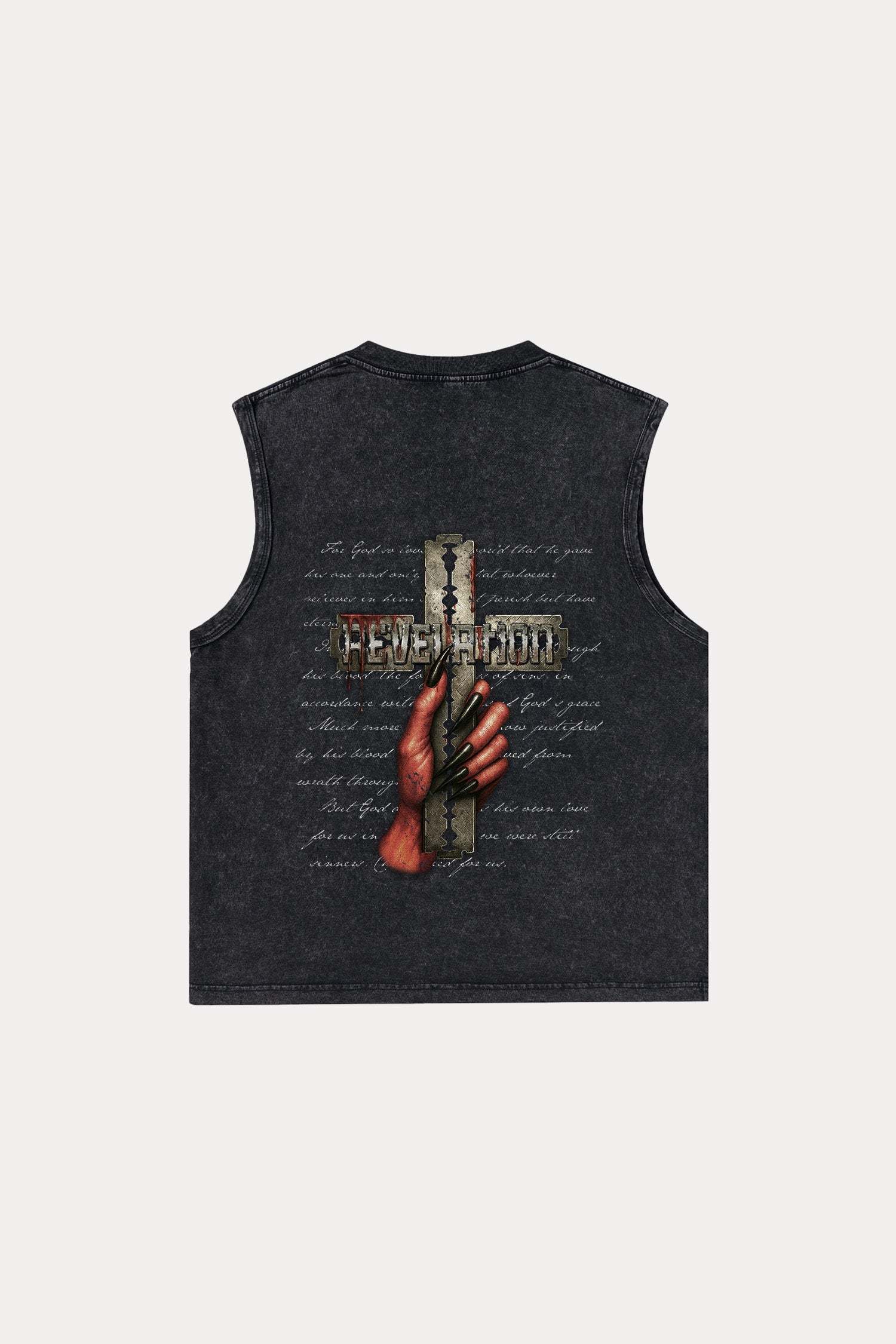 Evilnova Revelation Washed Tank Top-Evilnova