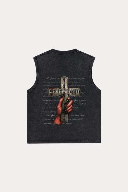 Evilnova Revelation Washed Tank Top-Evilnova