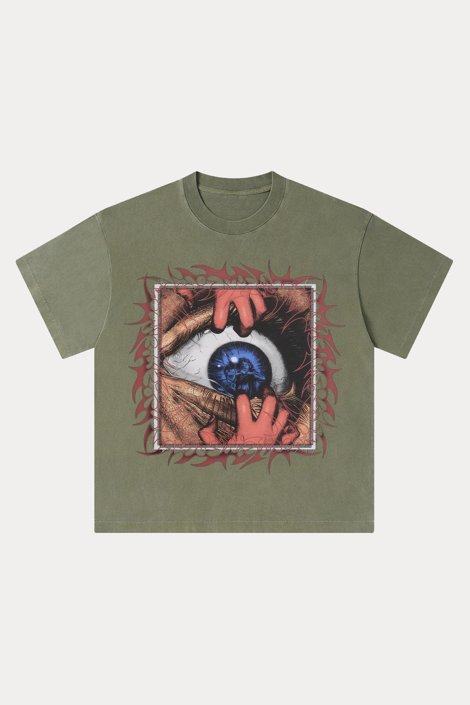 Evilnova Insight Washed Streetwear T-Shirt-Evilnova