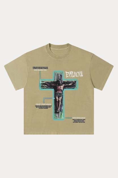 Evilnova We All Need Good Washed Streetwear T-Shirt-Evilnova