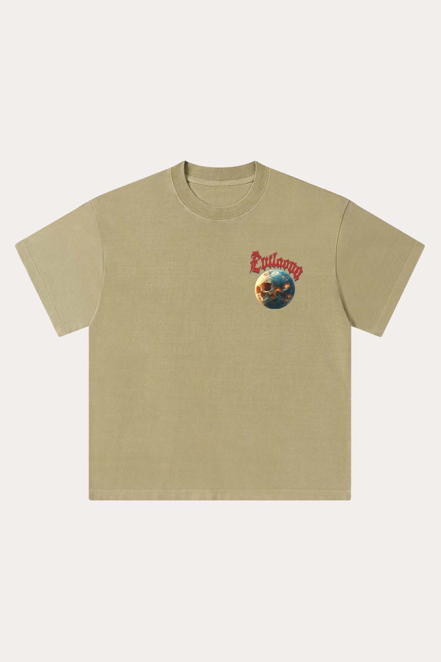 Evilnova Cosmic Explorer Washed Streetwear T-Shirt-Evilnova