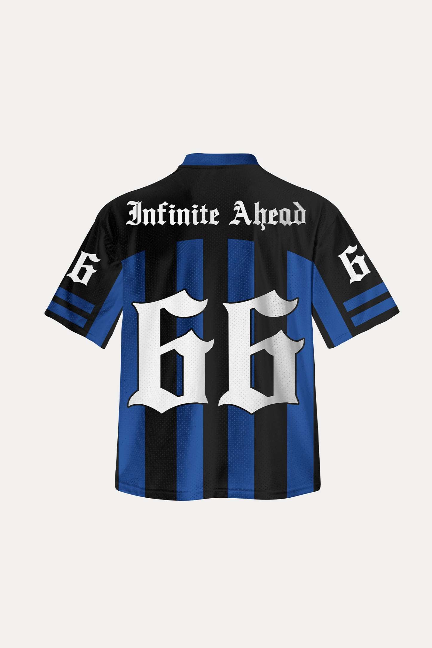 Evilnova Blue NO.66 Mesh Sport Jersey-Evilnova