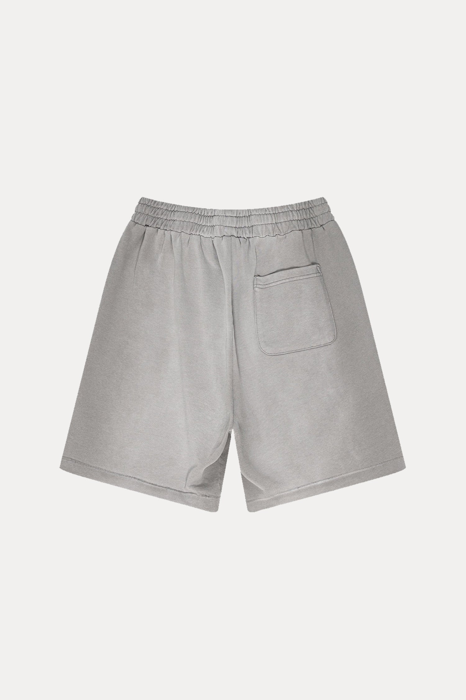 Evilnova Vintage Medium Gray Washed Distressed Tank Top & Sweatshorts Set-Evilnova