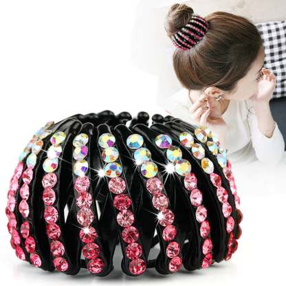💎Rhinestone Lazy Bird's Nest Plate Hairpin-🔥Buy more save more🔥