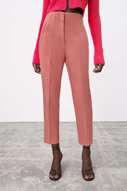 Tailored Pleat High Waist Pants(Buy 2 Free Shipping)