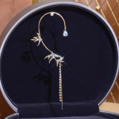 Swallow earrings with tassels