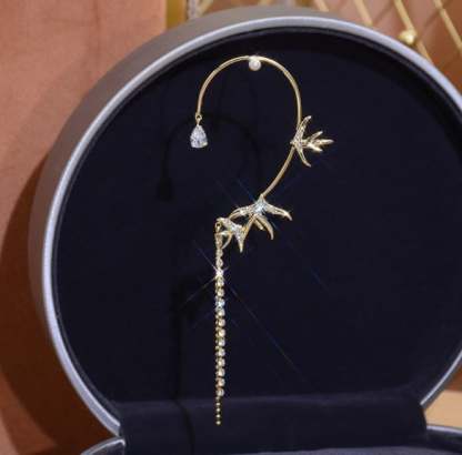 Swallow earrings with tassels