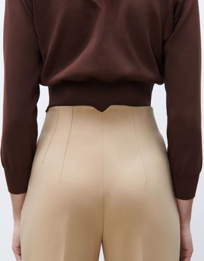 Tailored Pleat High Waist Pants(Buy 2 Free Shipping)