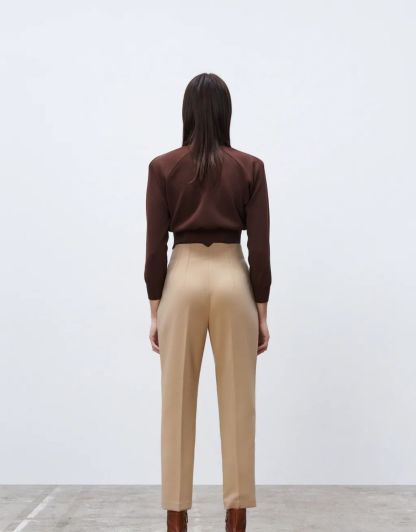 Tailored Pleat High Waist Pants(Buy 2 Free Shipping)