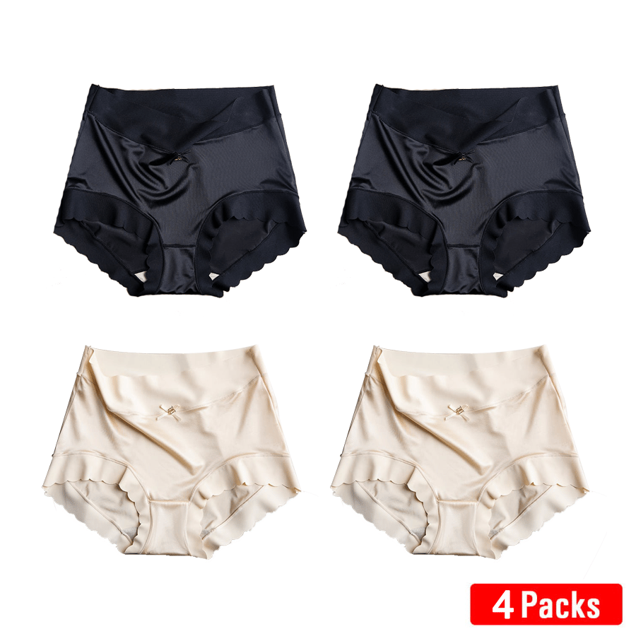 Pay 1 Get 3(3packs) Premium Satin Antibacterial Ice Silk Moisture-absorbing Pantiess