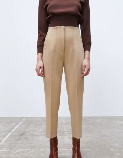 Tailored Pleat High Waist Pants(Buy 2 Free Shipping)