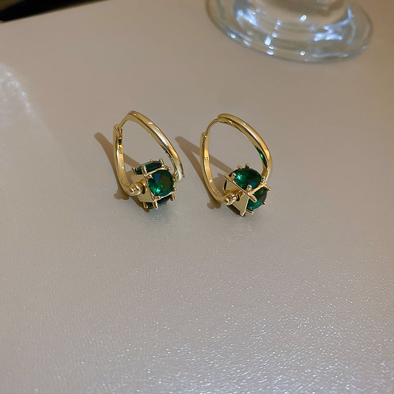 Luxury high-end chic diamond earrings for women